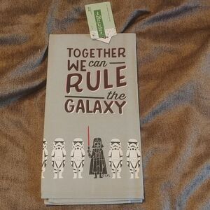 NWT Star Wars Tea Towel "Together we can rule the galaxy"